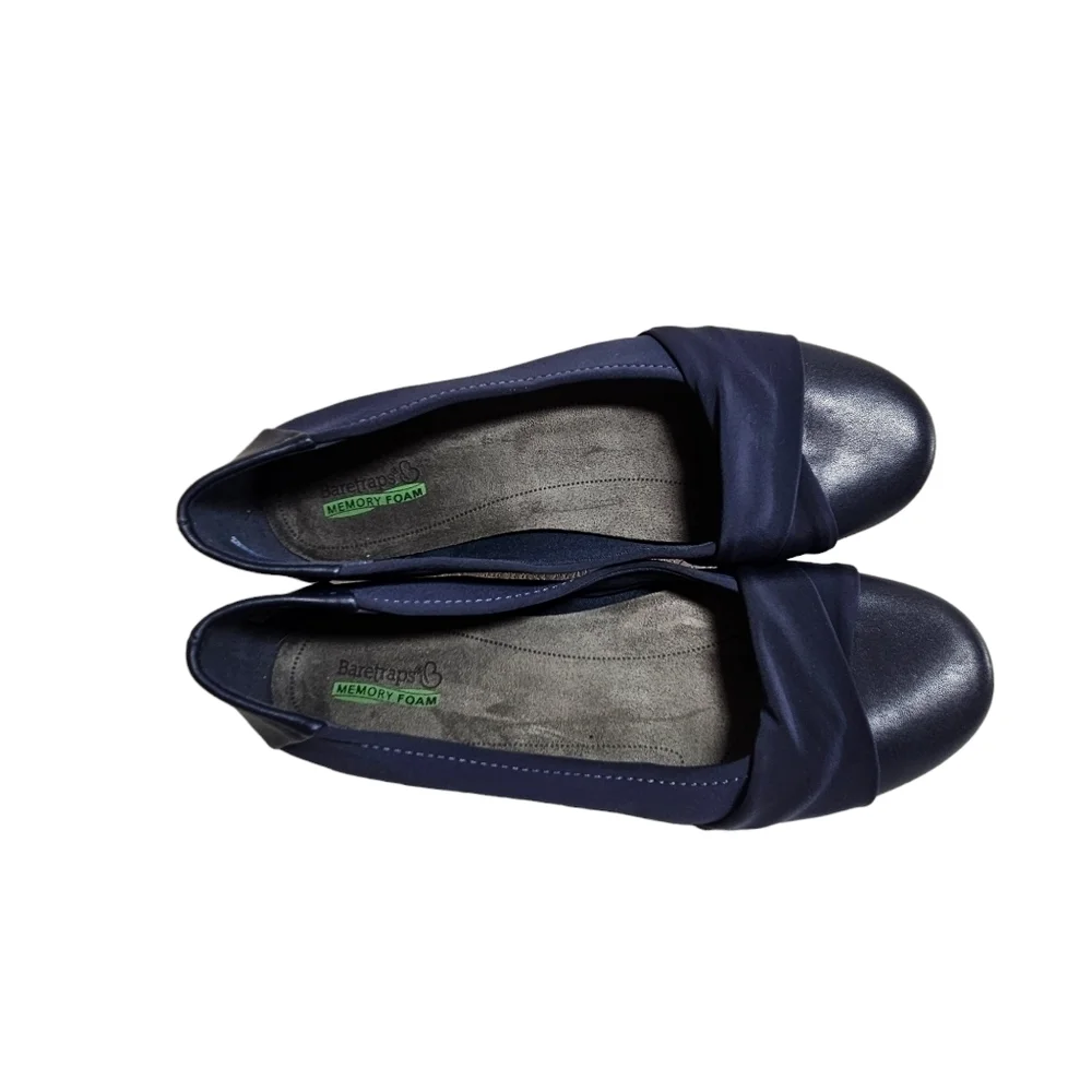 BareTraps Mitsy Closed Toe Slip-on Wedges Sz 9W